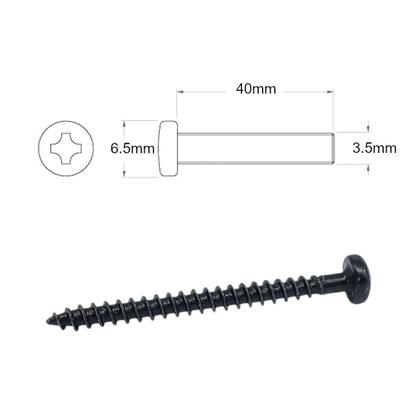 Imagem de 4 Parafuso LONGO 40mm captador Precision Jazz Bass P90 PRETO