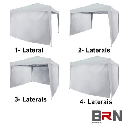 Imagem de 4 Paredes de Fechamento Lateral para Tendas Gazebo 3x3 (Tenda não inclusa)