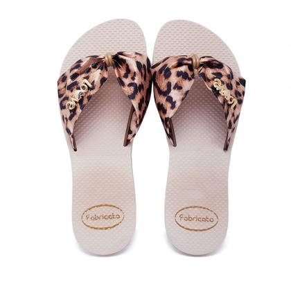 Imagem de 4 Pares Chinelo Sandália Feminina Laço Tecido Estampado K112