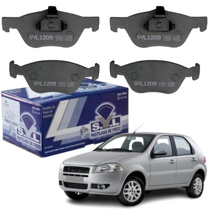 Imagem de 4 Pastilhas Freio Dianteiro Strada Palio Locker Punto Linea