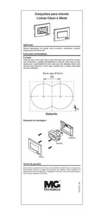 Imagem de 4 Pç Tomada Moveis Margirius 2P+T Preta 10A 250V Nbr14136