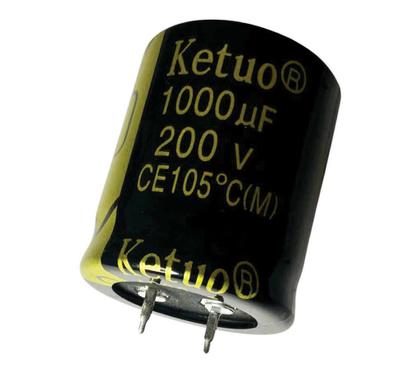 Imagem de 4 PÇS CAPACITOR ELETROLITICO 1000X200V - 1000UF X 200V 105º