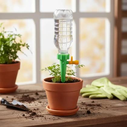 Imagem de 4 Pino / Bico Regador De Plantas Por Gotejamento Garrafa Pet