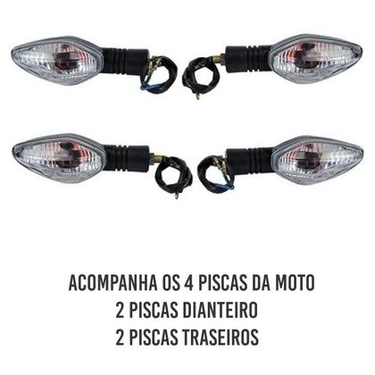 Imagem de 4 Pisca Seta Nxr Bros 150/160 Cg Titan Fan, Cbx,cb Xre