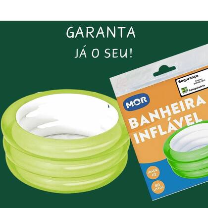 Imagem de 4 Piscina Material Pvc 80l Criança + 2anos Infantil Verde