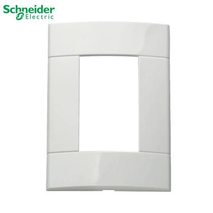 Imagem de 4 Placa 4x2 3 Postos Linha Lunare Schneider Branco Gelo