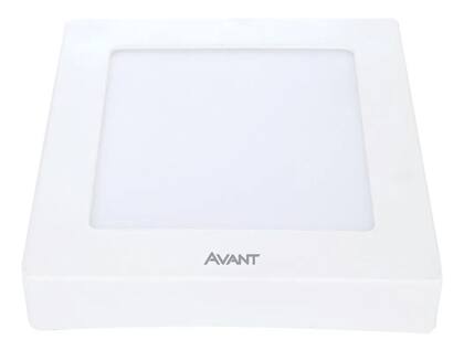 Imagem de 4 Plafon Sobrepor Quadrado Led 6w 12x12cm Branco Frio 6500k