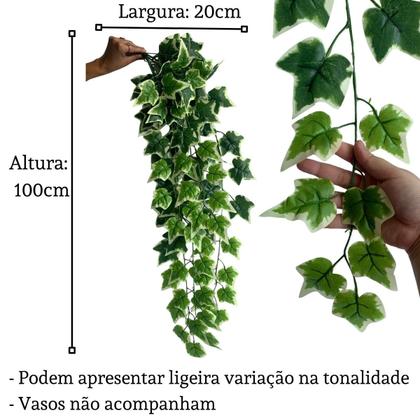 Imagem de 4 Plantas Pendentes Artificiais Permanentes: A Escolha Perfeita para Varandas Internas - DE0422
