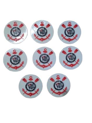 Imagem de 4 Porta Copo Redondo Corinthians Timão Personalizado Present