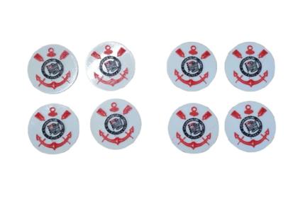 Imagem de 4 Porta Copo Redondo Corinthians Timão Personalizado Present