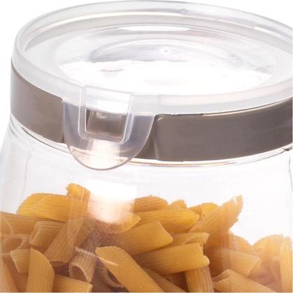 Imagem de 4 Potes 700 Ml Hermético Mantimento C/Trava Bolacha Biscoito