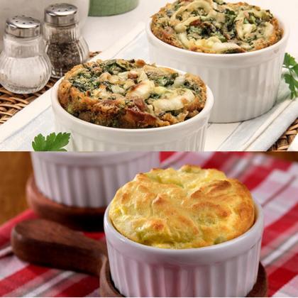 Imagem de 4 Ramekin Mini de Porcelana 40 ml Para Pate e Petiscos Cozinha Restaurante Hotel 2 Linha