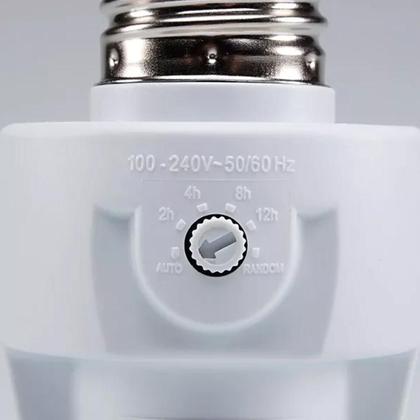 Imagem de 4 Relé Sensor Soquete E27 Aciona Luz Automaticamente A Noite