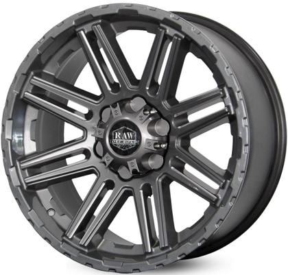 Imagem de 4 RODAS RAW MODELO HD OFF-ROAD OR-04 L200 / ARO 20X9 / (6x139) ET20