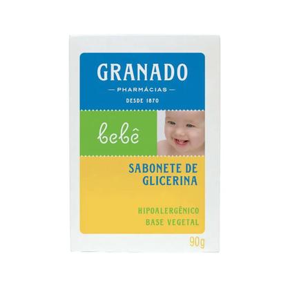 Imagem de 4 Sabonete em Barra de Glicerina Granado Bebê Tradicional 90g