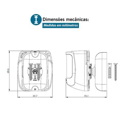 Imagem de 4 Sensores De Presença Frontal Microcontrolado Temp. Exatron