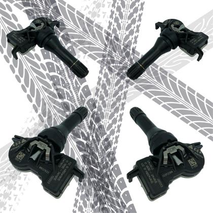 Imagem de 4 Sensores de pressão de pneu tpms 68105280AE ou 68313387AB mesma peça Chrysler 433 MHz Fiat Toro Jeep Compass Renegade