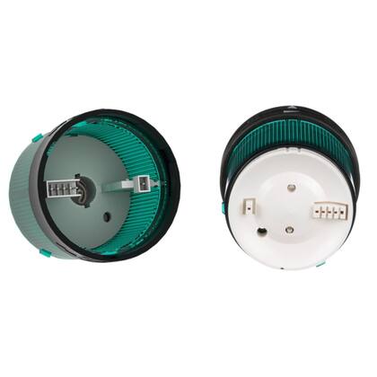 Imagem de 4 Sinalizador Luminoso Verde 250V XVBC33 Schneider 70mm