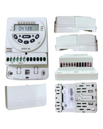 Imagem de 4 Timer Temporizador Digital Branco 100-240vca Rtst20 Coel