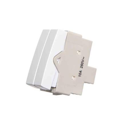 Imagem de 4 Tomada Embutir 3 Pinos 10a + 3 Interruptor Duplo Simples + 4 Interruptor Simples Branco Margirius