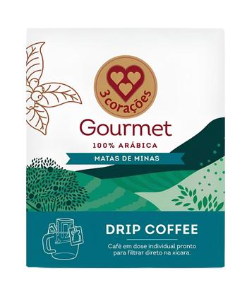 Imagem de 4 Três Corações Drip Coffee MATAS DE MINAS 10 Sachês 100g