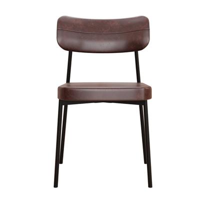 Imagem de 4 Un. Cadeira Fixa Estofada Mynna material sintético