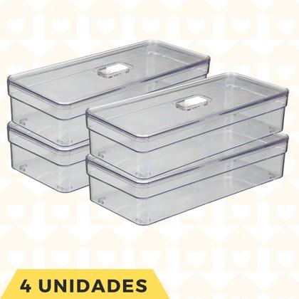 Imagem de 4 UN Organizadores Modular Acrilico Com Porta Ovos P/ Cozinha