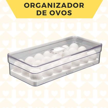 Imagem de 4 UN Organizadores Modular Acrilico Com Porta Ovos P/ Cozinha