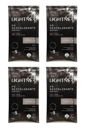 Imagem de 4 Un Pó Descolorante Lightner Cless 50G Dust Free Pérola