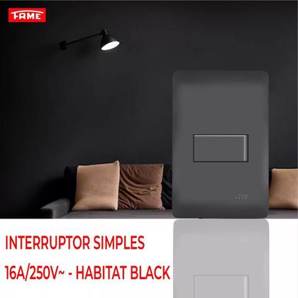 Imagem de 4 Unid- Interruptor Black 16a/250v C/ Parafusos Imperdíveis