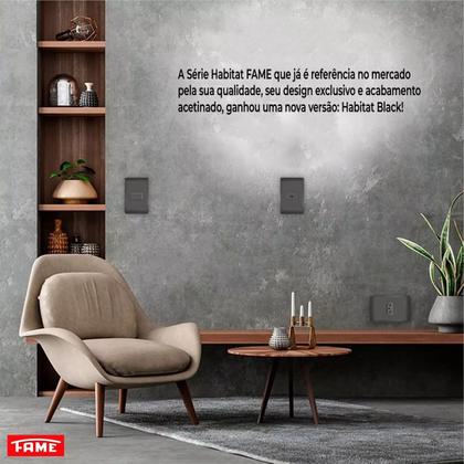 Imagem de 4 Unid- Interruptor Black 16a/250v C/ Parafusos Imperdíveis