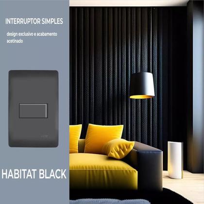 Imagem de 4 Unid- Interruptor Black 16a/250v C/ Parafusos Imperdíveis