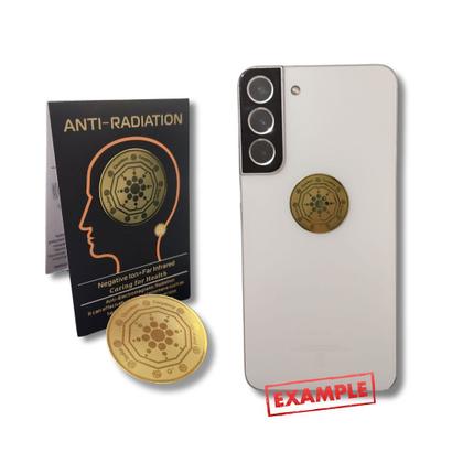 Imagem de 4 Unidades Anti Rad. E Proteção Quântica EMF Far Infra Red Celular Pc Tv Radiônica Duplo Decágono Ions Negativo