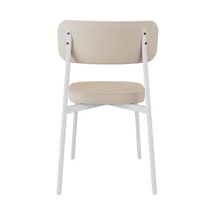 Imagem de 4 Unidades Cadeira Alloa fixa C/4 Pés 50 X 44,7 X 83,8 cm Pés Brancos