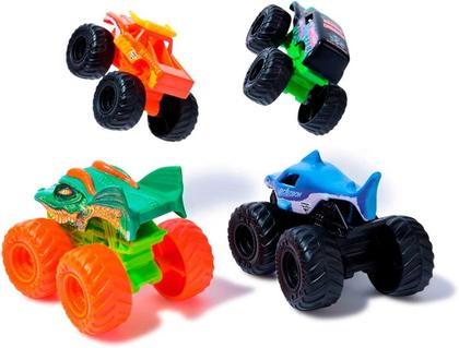 Imagem de 4 veiculos 1:72, monster jam,