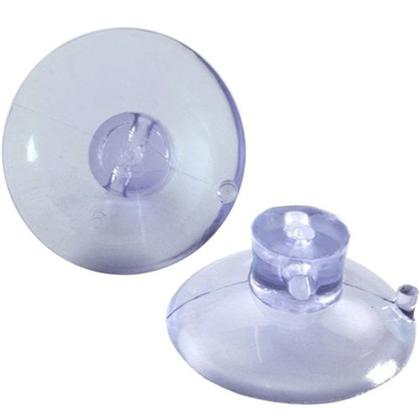 Imagem de 4 Ventosas de 40mm (4cm) De PVC P/Superfícies Lisas C/Gancho