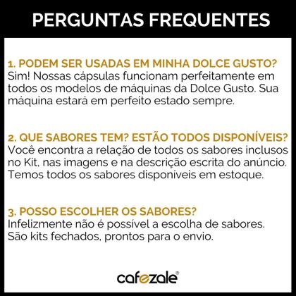 Imagem de 40 Capsulas Dolce Gusto, Capsula Café, Espresso, Nescau e Cappuccino