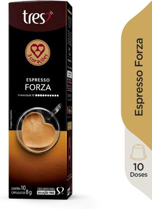 Imagem de 40 Cápsulas Mix Três Corações Variados: Cappuccino Café Chás