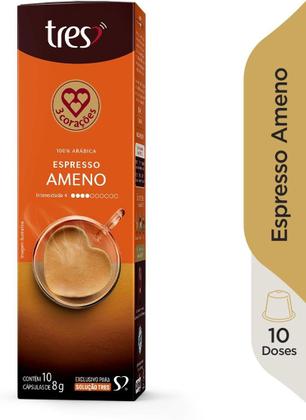 Imagem de 40 Cápsulas Mix Três Corações Variados: Cappuccino Café Chás