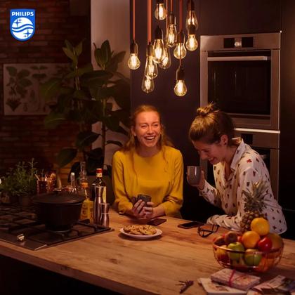 Imagem de 40 Lâmpada Led Filamento Philips 4.5w 127v E27 2200k Dimer