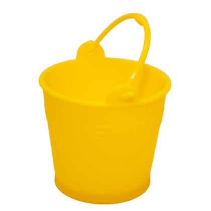 Imagem de 40 Mini Baldes Plástico Baldinhos Com Alça Lembrancinhas nataldecoração evento mesa enfeite