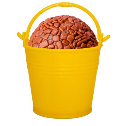 Imagem de 40 Mini Baldes Plástico Baldinhos Com Alça Lembrancinhas nataldecoração evento mesa enfeite