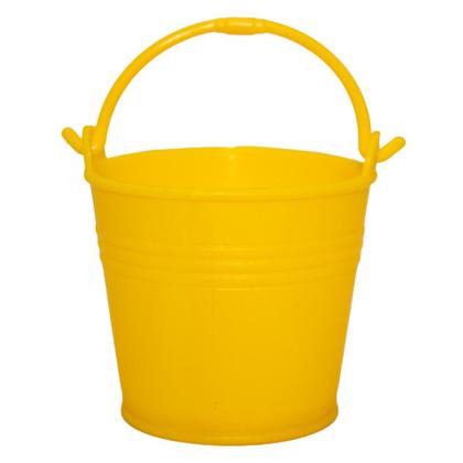 Imagem de 40 Mini Baldes Plástico Baldinhos Com Alça Lembrancinhas nataldecoração evento mesa enfeite