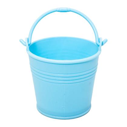 Imagem de 40 Mini Baldes Plástico Baldinhos Com Alça Lembrancinhas nataldecoração evento mesa enfeite