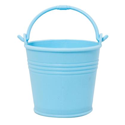 Imagem de 40 Mini Baldes Plástico Baldinhos Com Alça Lembrancinhas nataldecoração evento mesa enfeite