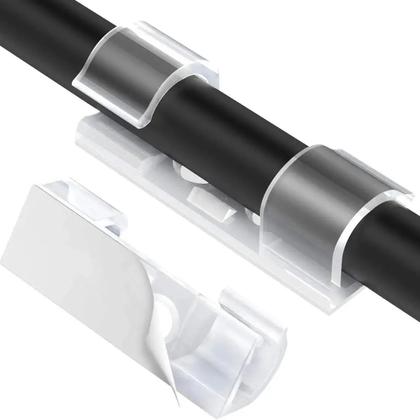 Imagem de 40 Peças De Organizadores De Cabos, Suporte De Parede Para Cabos USB, Gerenciador De Fios, Enrolador