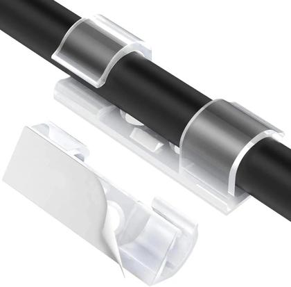 Imagem de 40 Peças De Organizadores De Cabos, Suporte De Parede Para Cabos USB, Gerenciador De Fios, Enrolador