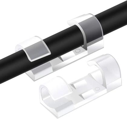 Imagem de 40 Peças De Organizadores De Cabos, Suporte De Parede Para Cabos USB, Gerenciador De Fios, Enrolador