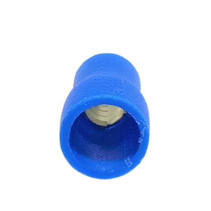 Imagem de 40 Peças Terminais Conectores Tipo Pino Agulha Ilhós Tubular Oco Azul Amarelo Pré Isolados 1,5mm - 2,5mm e 4mm - 6mm