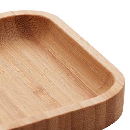 Imagem de 40 Petisqueiras de Bambu Restaurante 20x10cm Bandeja Lyor Petiscos Multiuso